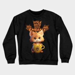 Cute Cat Crewneck Sweatshirt